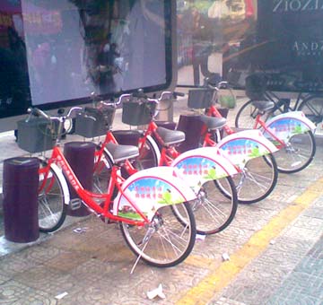 台州椒江公共自行车